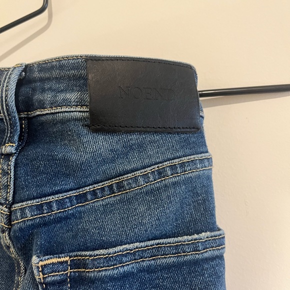 NOEND Queen Wide Leg Crop Jeans in Kingman - Picture 5 of 7